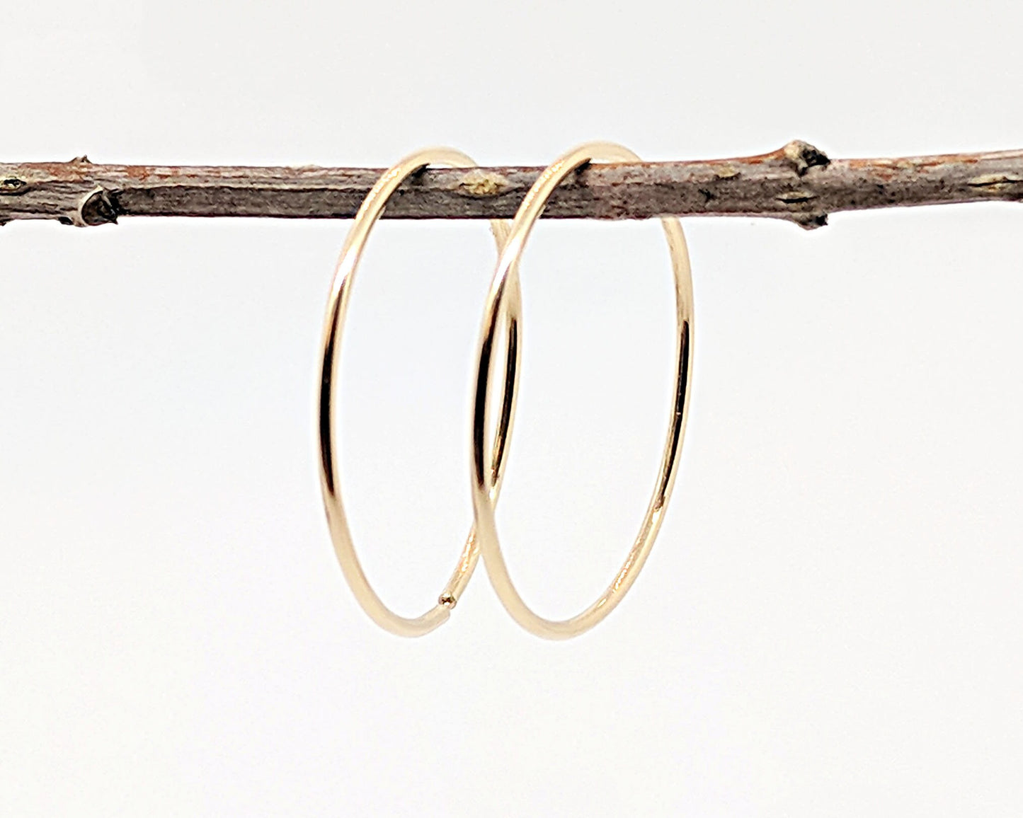 Pearl hoop earrings with charm Pearl drop earrings Gold & grey pearl earrings Removable Long chain earrings 30th birthday gift for her June StudioVy