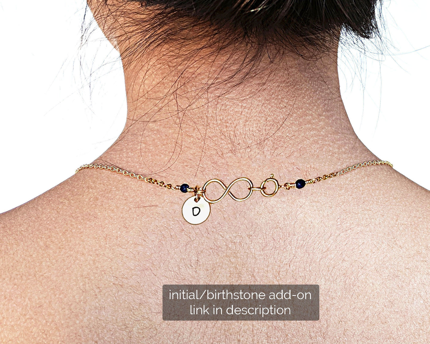 April birthstone necklace Morse code necklace Custom clear quartz necklace StudioVy