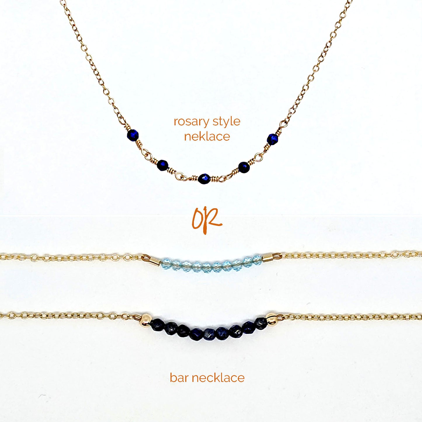 Emerald necklace Silver May birthstone necklace Gold layering necklace Tiny gemstone choker Mothers Day gifts from daughter Graduation gift StudioVy