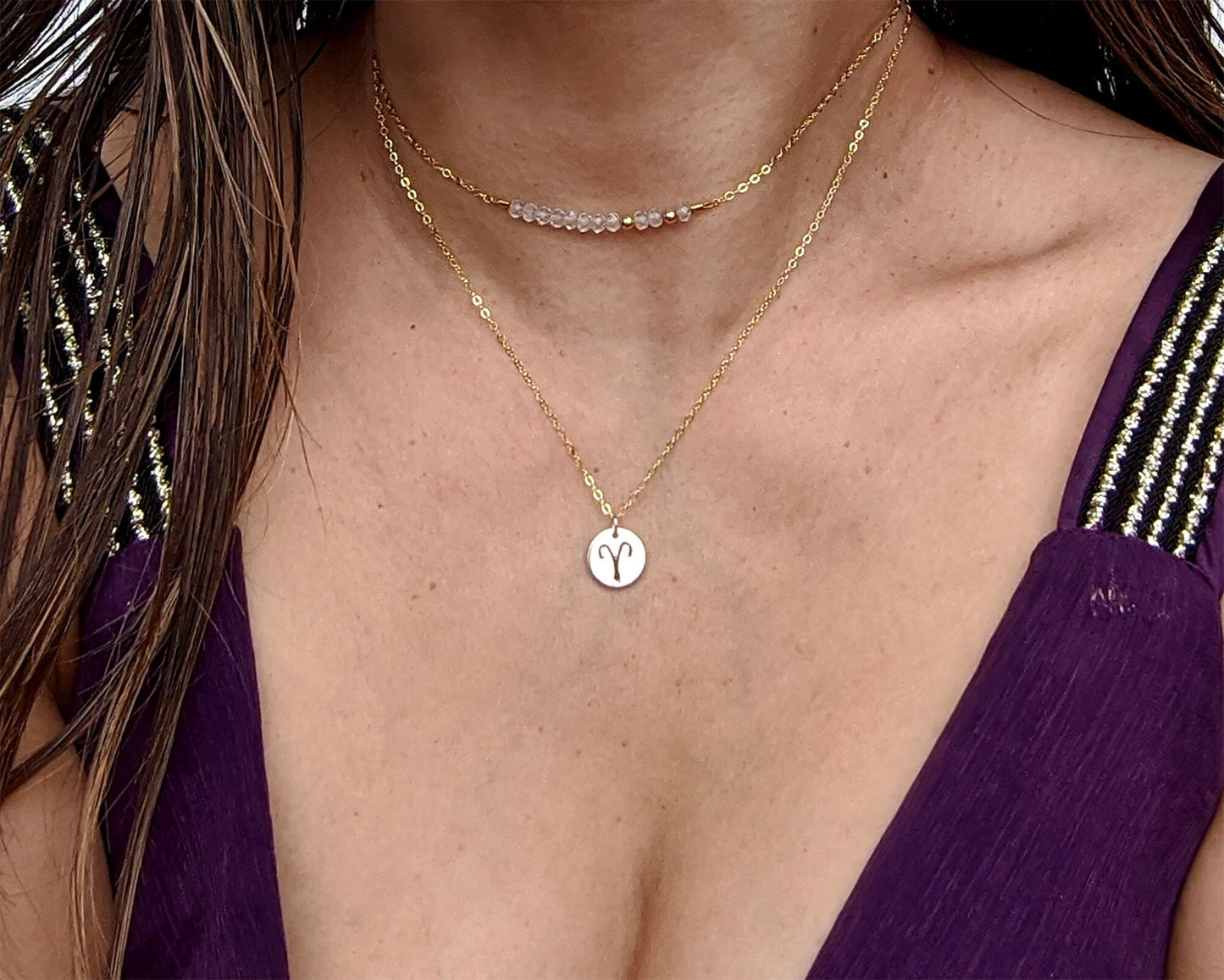 Taurus necklace Silver Zodiac necklace Rose gold constellation necklace Zodiac sign necklace Aries necklace Gemini necklace Pisces necklace StudioVy