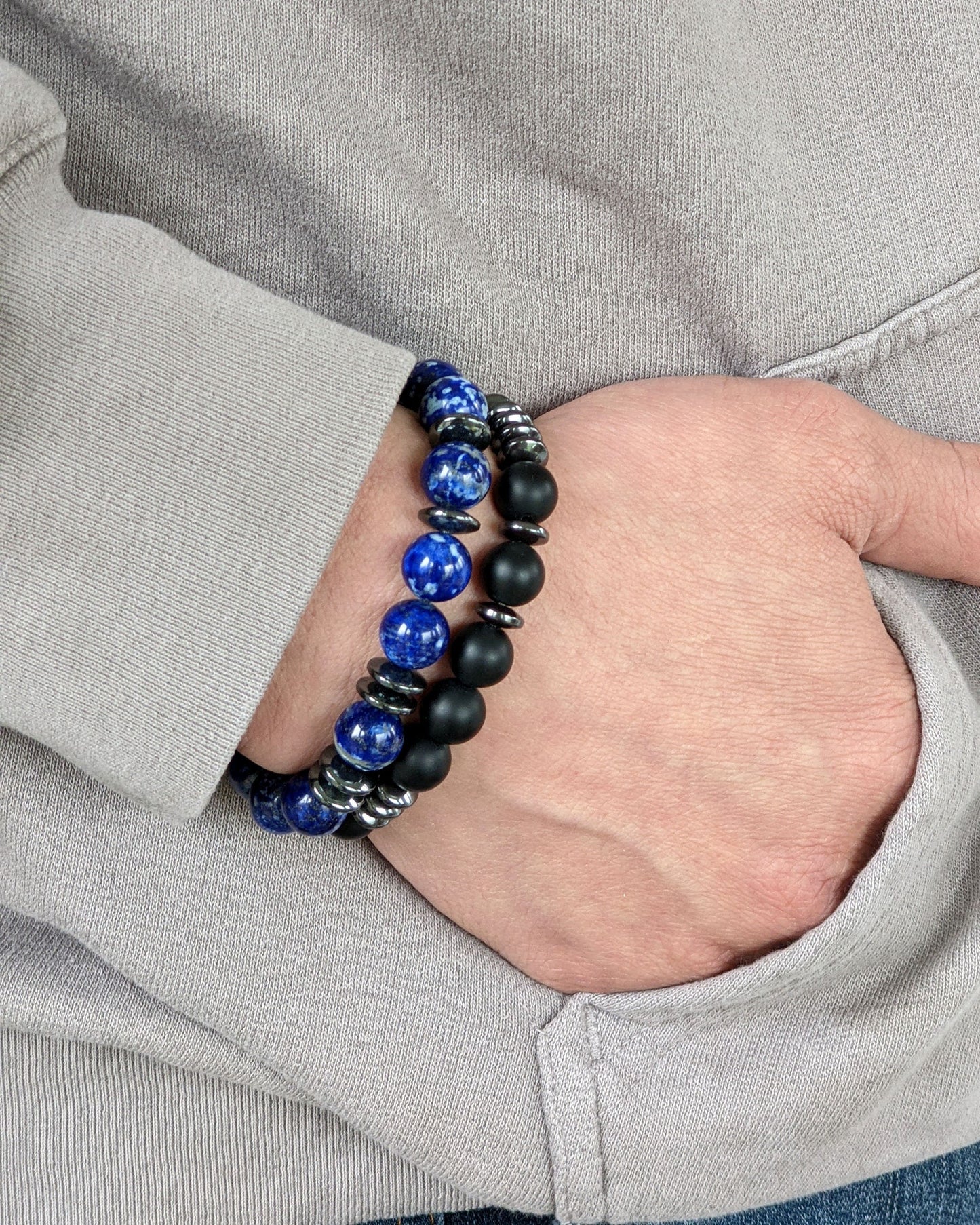 Custom Morse code bracelet Men/Step dad Fathers Day gift from wife StudioVy