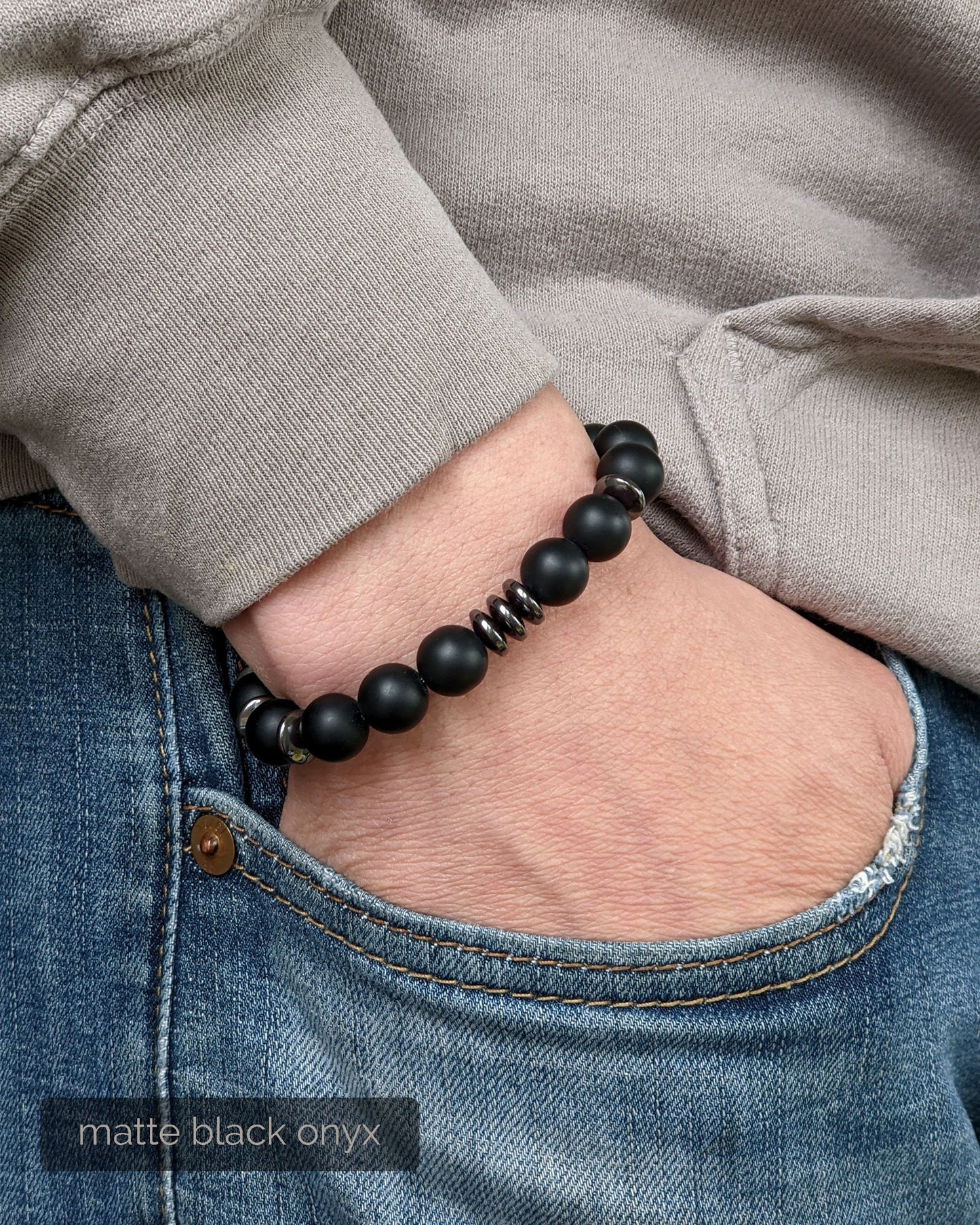 Custom Morse code bracelet Men/Step dad Fathers Day gift from wife StudioVy