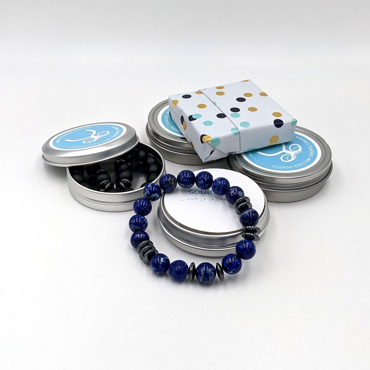 Custom Morse code bracelet Men/Step dad Fathers Day gift from wife StudioVy