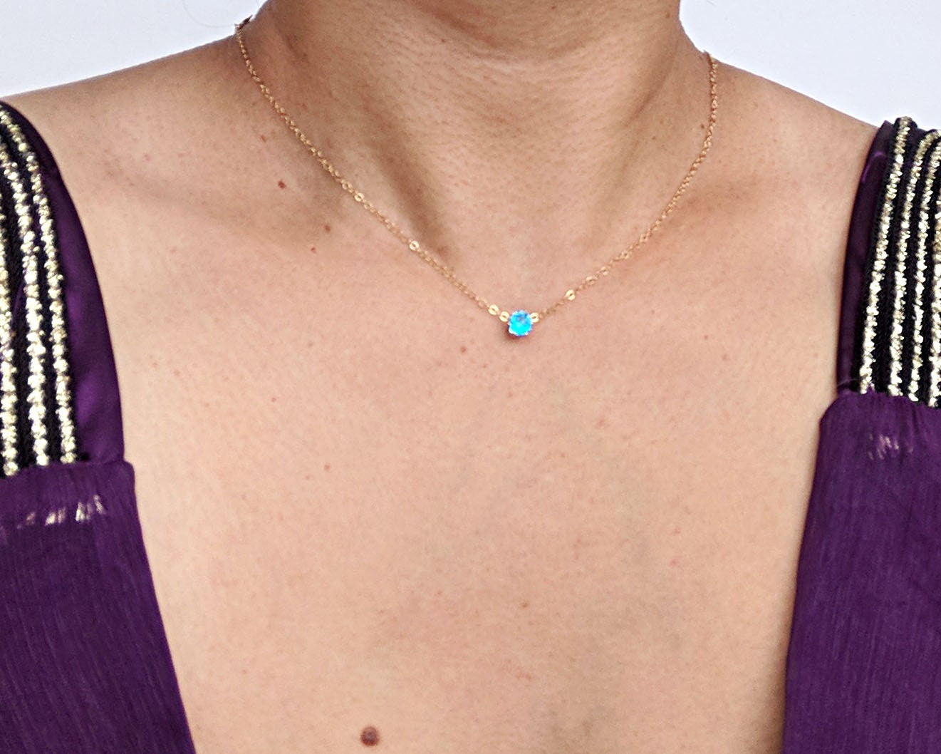 40th birthday gifts for women | Dainty CZ diamond & initial necklace  StudioVy   