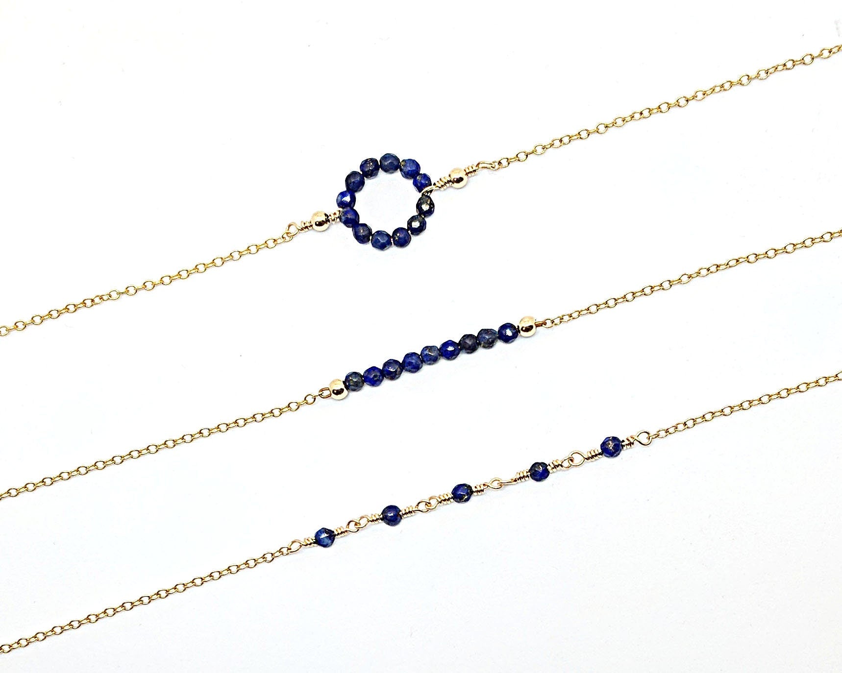 Aquamarine bracelet/Ankle bracelet March birthstone bracelet Something blue  StudioVy   