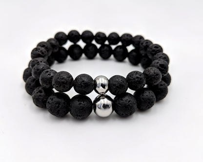 Anti anxiety bracelet Women/Mens lava rock bracelets Kids aromatherapy bracelet Anti stress essential oil diffuser bracelet Couples bracelet  StudioVy   