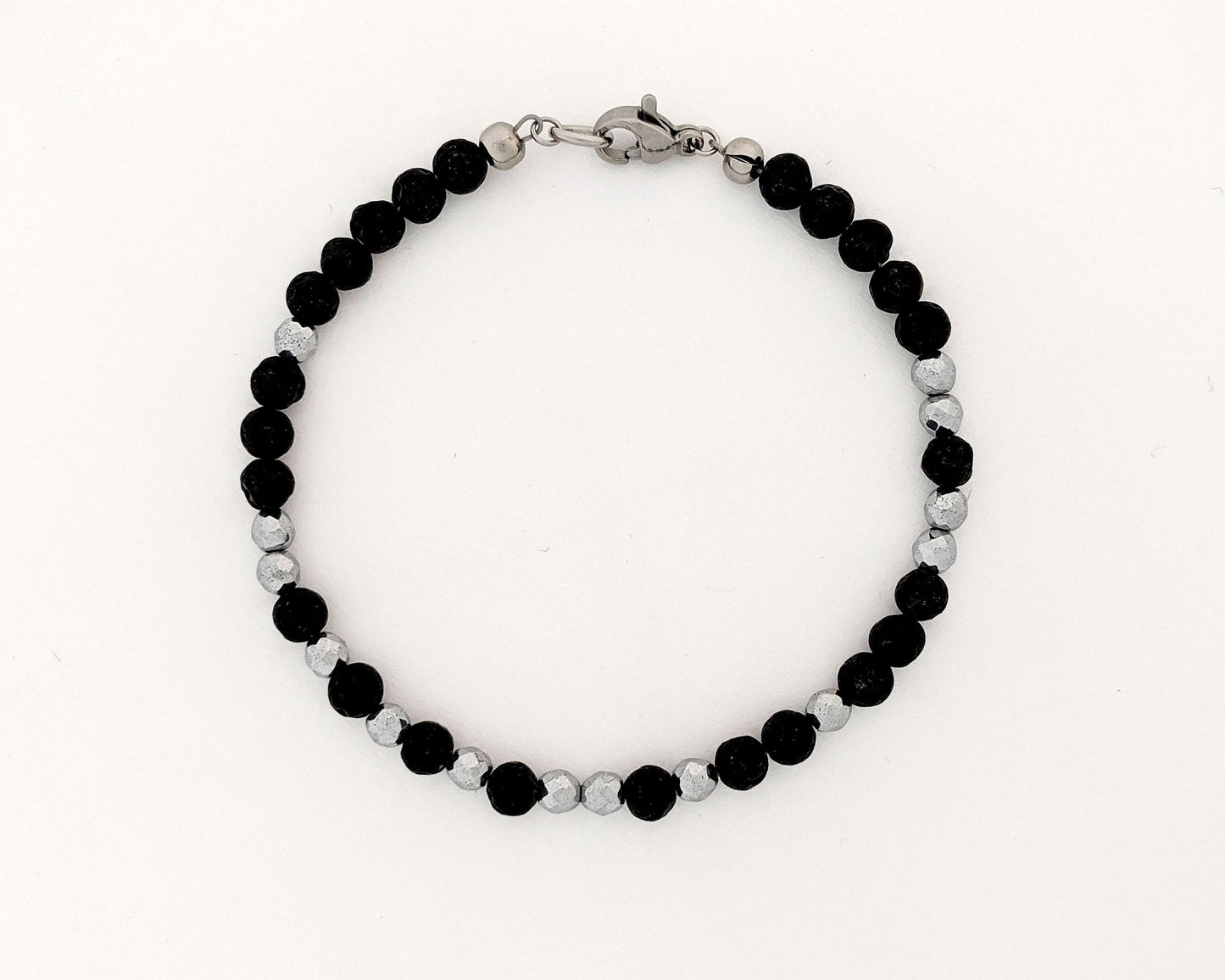 Morse code bracelet Fuck anxiety bracelet Lava rock aromatherapy bracelet  StudioVy   