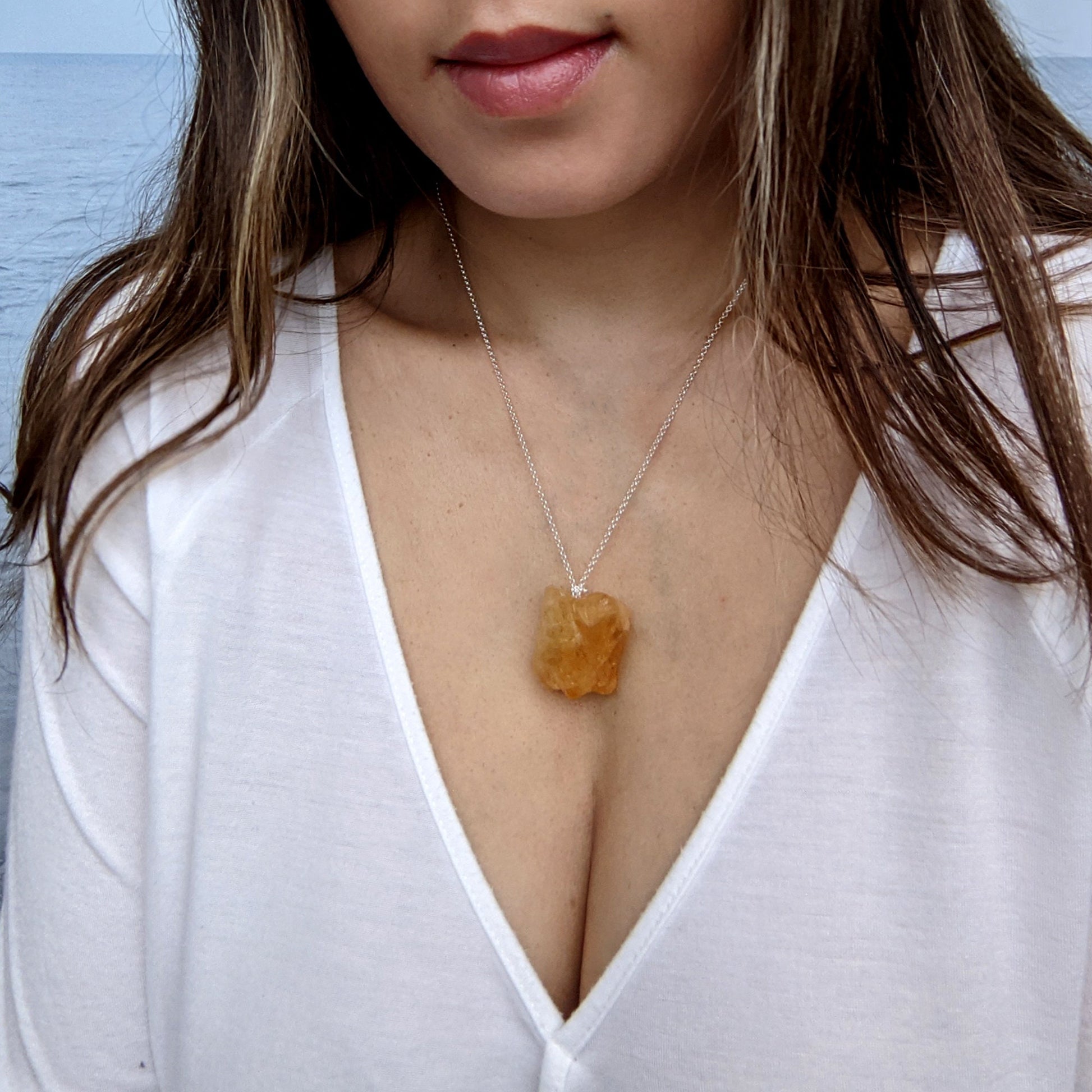 Chunky amethyst necklace Raw gemstone necklace Interchangeable pendant Big chakra necklace Raw crystal necklace February birthstone necklace  StudioVy   