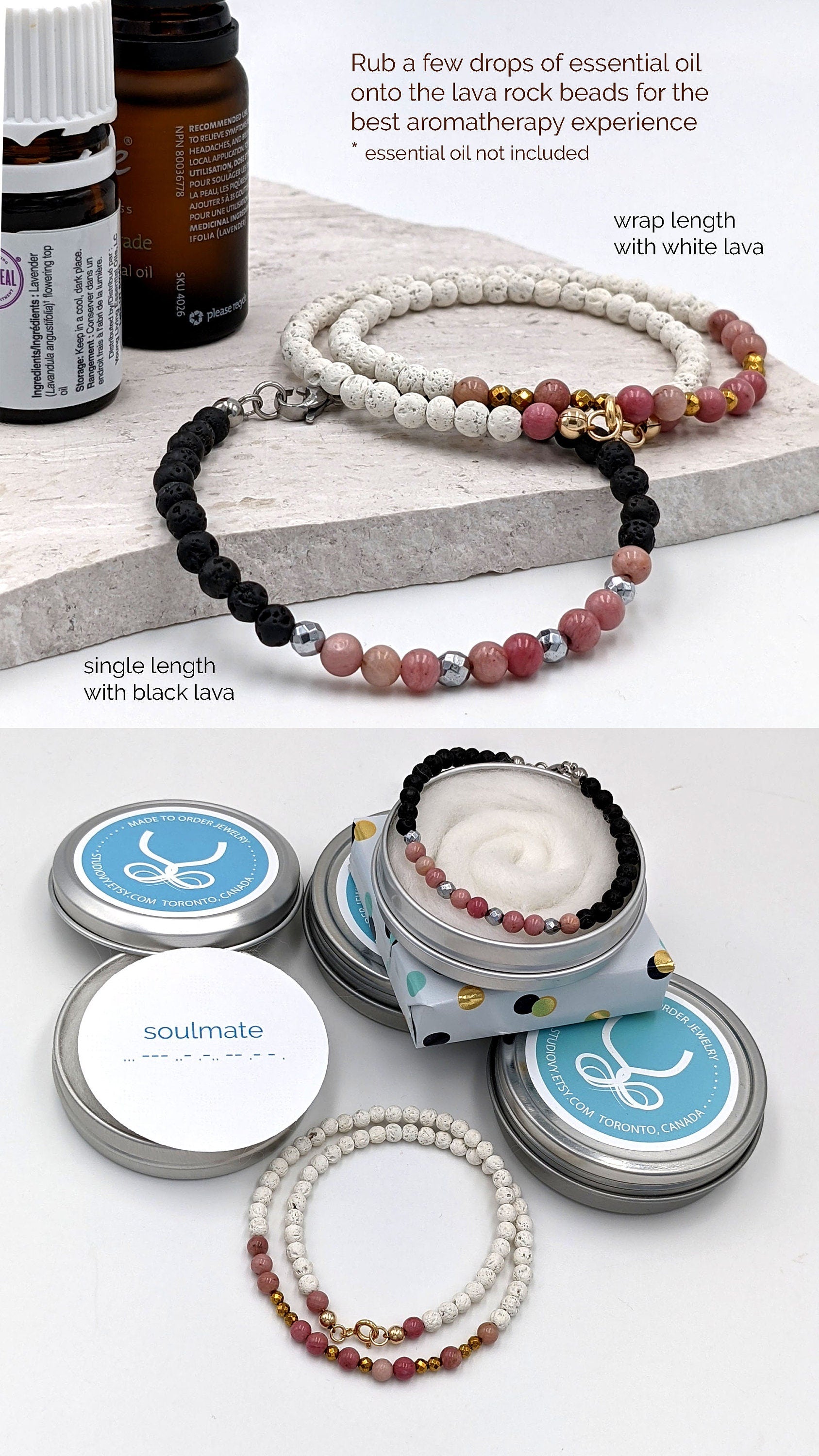 Morse code bracelet Men/Women Morse code necklace Amethyst bracelet Anxiety bracelet/Aromatherapy diffuser bracelet w chakra birthstone GIFT  studioVy   