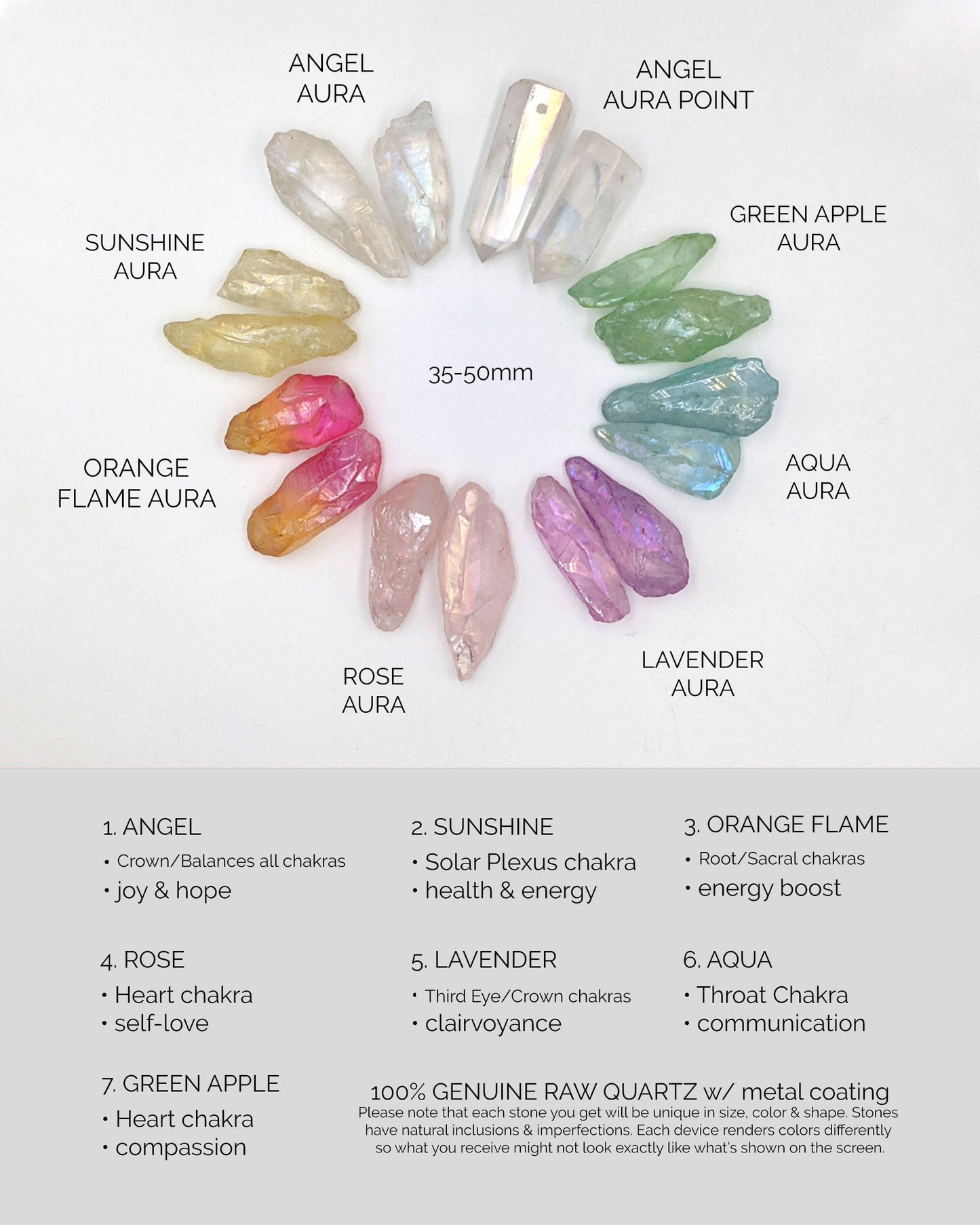 Angel aura quartz necklace X-large Aqua aura necklace Aura quartz pendant Raw crystal rainbow lemurian quartz points necklace Crown chakra  StudioVy   