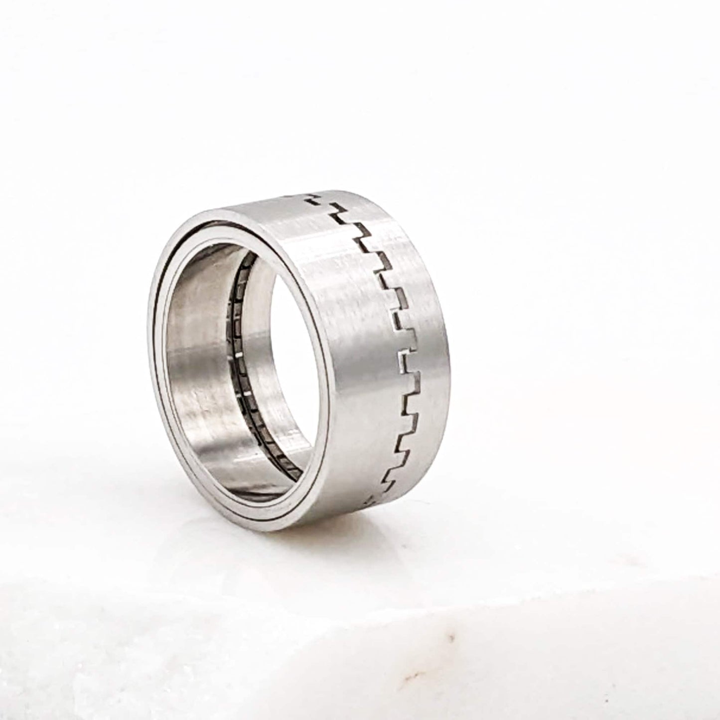 Finger spinner ring/Anxiety ring w/ stacking gear for Men/Women/Boys/Girls  StudioVy   